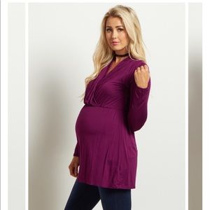 Pinkblush Tops - Pinkblush Purple Long Sleeve Maternity/Nursing Top Pinkblush Tops - Pinkblush Purple Long Sleeve Maternity/Nursing Top